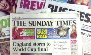 The Sunday paper... not for the faint hearted